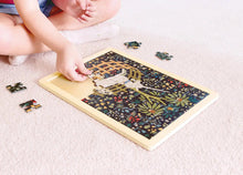 Load image into Gallery viewer, Unicorn in a Garden Puzzle