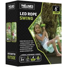 Trelines LED Rope Swing 6 ft