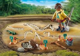 Playmobil Archaeological Dig with Dinosaur Skeleton