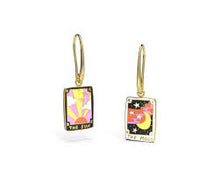 Load image into Gallery viewer, Yellow Owl Earrings