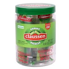 Claussen's Gummy Pickle Spears in A Jar