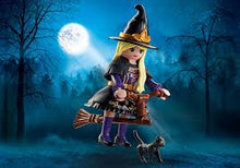 Load image into Gallery viewer, Playmobil Witch with Cat