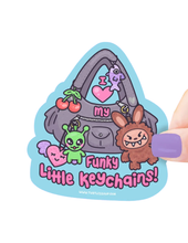 Load image into Gallery viewer, I Love My Funky Little Keychains Sticker