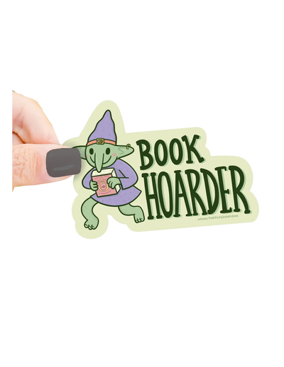 Book Hoarder Sticker