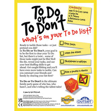 Load image into Gallery viewer, To Do or To Don't Game