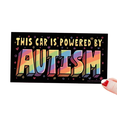 This Car Is Powered By Autism  Bumper Sticker