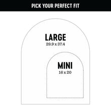 Load image into Gallery viewer, White Mini Arch Magnetic Wall Decal