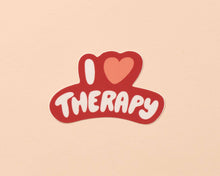 Load image into Gallery viewer, I Love Therapy Vinyl Sticker