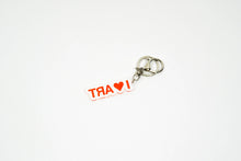 Load image into Gallery viewer, "I Love Art" recycled acrylic keychain