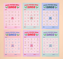 Load image into Gallery viewer, Cheesy Holiday Movie Bingo Game