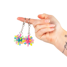 Load image into Gallery viewer, Light Up Spiky Keychain