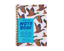 Load image into Gallery viewer, Mallard Ducks Letterpress Spiral Notebook