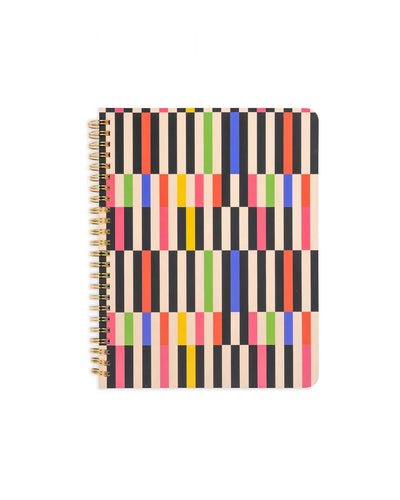 Rough Draft Striped Mini Notebook