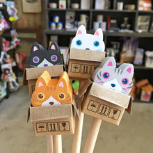 Load image into Gallery viewer, Cat In The Box Eraser &amp; Pencil Duo