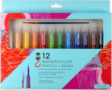 Load image into Gallery viewer, iHeartArt Watercolor Pastels+Brush