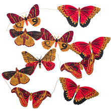 Load image into Gallery viewer, Colorful Butterfly Sewn Garland
