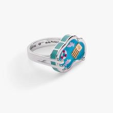 Load image into Gallery viewer, Alex and Ani - Polly Pocket™ Limited Edition Pool Party Ring: Silver