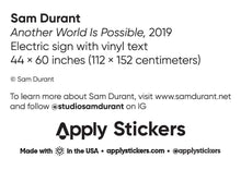 Load image into Gallery viewer, Another World is Possible Die-Cut Sticker