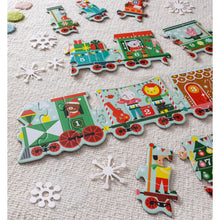 Load image into Gallery viewer, Christmas Train Shaped Floor Puzzle