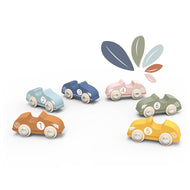 Natural Wooden Racing Cars