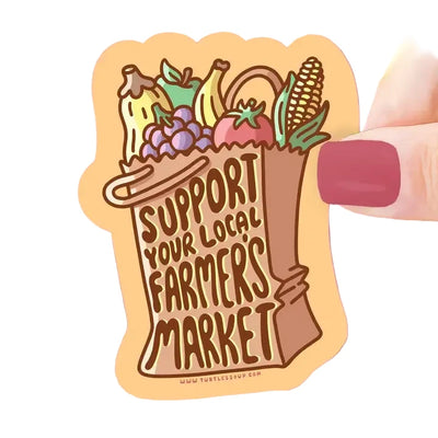 Support Farmers Market Sticker