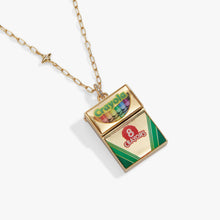 Load image into Gallery viewer, Alex and Ani - Crayola 'To Teach Is To Color A Life Forever' Crayon Box Locket: Gold