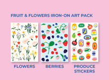 Load image into Gallery viewer, Hot Dang Press - Iron-on Craft Kit - Kid's Fanny Pack: Yellow / Fairy Tale Sheet Pack