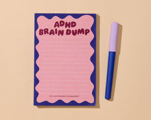 Load image into Gallery viewer, ADHD Brain Dump Tearaway Notepad