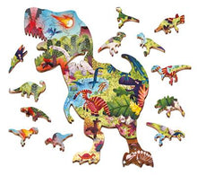 Load image into Gallery viewer, Woody Puzzle | Dinosaurs