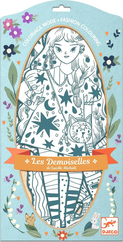 Les Demoiselles de Lucille Michieli Coloring Fashion Dolls