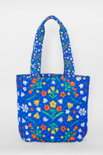 Load image into Gallery viewer, Ban.do - Quilted Tote Blue Floral