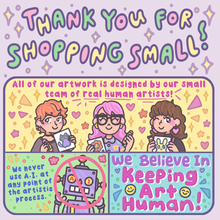Load image into Gallery viewer, Turtle's Soup - Shop Small Little Guys Vinyl Sticker