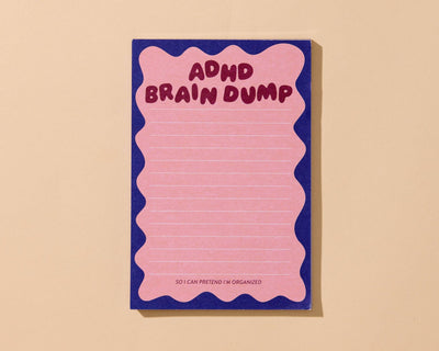 ADHD Brain Dump Tearaway Notepad