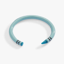 Load image into Gallery viewer, Alex and Ani - Crayola Robin's Egg Blue Crayon Cuff: Blue Enamel