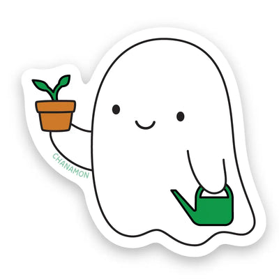 Plant Parent Ghost Sticker