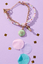 Load image into Gallery viewer, Alex and Ani - Polly Pocket™ 2 Row Charm Bracelet: Gold