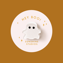 Load image into Gallery viewer, Hey Boo! Ghost Mini Hair Clip