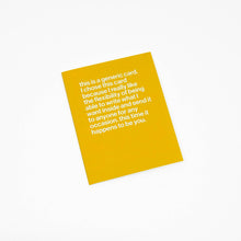 Load image into Gallery viewer, Generic card - everyday greeting card