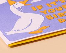 Load image into Gallery viewer, Letterpress Birthday Card - HONK! If It’s Your Birthday