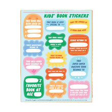 Load image into Gallery viewer, Kids' Book Plate Sticker Sheets