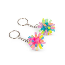 Load image into Gallery viewer, Light Up Spiky Keychain