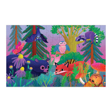 Load image into Gallery viewer, Forest Day &amp; Night Lenticular Puzzle | 75pc
