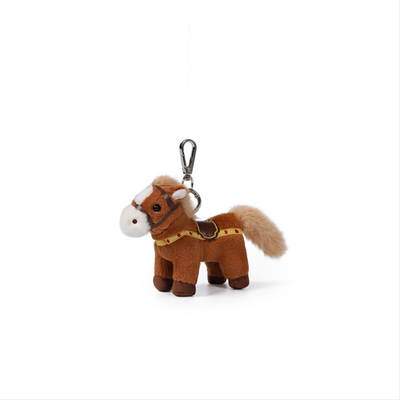Cinnamon Brown Pony Bag Charm
