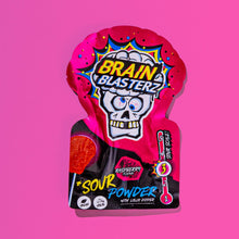 Load image into Gallery viewer, Brain Blasterz Sour Powder with Lollipop