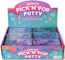 Load image into Gallery viewer, Axolotl Pick "N" Pop Putty