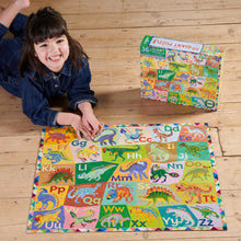 Load image into Gallery viewer, Alphabet of Dinosaurs 36 Piece Giant Puzzle