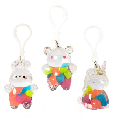 Animal Glow Clips Keychain