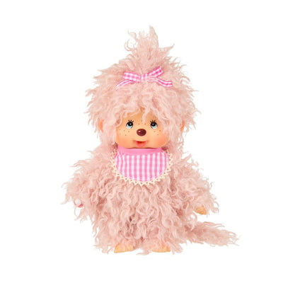 Monchhichi Girl - Fluffy Pink Plush Toy