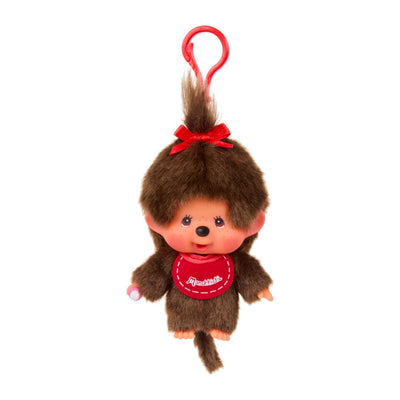Monchhichi Girl Big Head Keychain