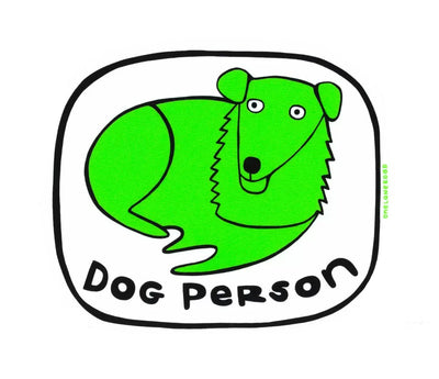Dog Person Sticker